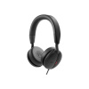 DELL WH5024 Slúchadlá s mikrofónom Kábel Pres hlavu Hovor / hudba USB Typ-C Čierna (WH5024-DWW)