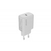 Canyon OnCharge 250, univerzálna nabíjačka do steny, 1x USB-C, PD 25W, biela CNE-CHA250-01