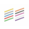 Káblový organizér-rozlišovač/popisovač čísla 0–9 pre priemer od 4mm do 5.5 mm, 10 farieb, 100ks/bal