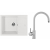 Set Sinks G11528 (dřez Amanda 650 Milk 28 + baterie Vitalia Milk 28)