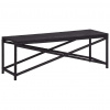 zahrada-XL Záhradná lavica čierna 120 cm polyratanová 46210