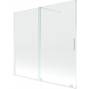 Mexen Velar 2-krídla vaňová zástena posuvná 170 x 150 cm, transparentná, biela - 896-170-000-01-20