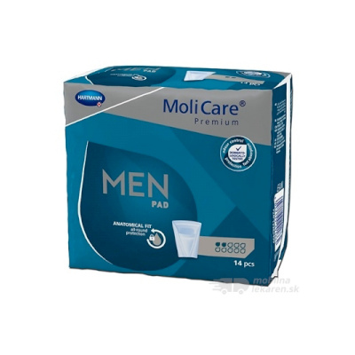 MoliCare Premium MEN PAD 2 kvapky inkontinenčné vložky pre mužov 1x14 ks