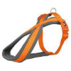 Nylonový postroj PREMIUM podšitý - papaya XS-S: hruď: 30-55cm/15mm