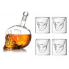 DECANTER 700ML+4 LEBKY SHOT OKULIARE PRE VODKA (DECANTER 700ML+4 LEBKY SHOT OKULIARE PRE VODKA)