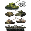 CUKROVÁ TLAČ jedlý obrázok na tortu Cukrová hmota WOT WORLD OF TANKS + TEXT #4