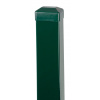 Stĺpik Strend Pro EUROSTANDARD, 1800/60x40/1,25 mm, zelený, hranatý, čiapočka, Zn+PVC, RAL6005