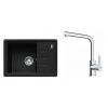 FRANKE SETG266MČ fragranit. drez Malta 620x435mm BSG 611-62 Čierna mat+batéria FS 3230.031 FRA 114.0700.748