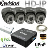 IP Kamerový systém 4x Full HD IP dome kamera + NVR