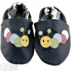 CAPIKI Kožené capáčky 12-18 m (21) 14 cm STONOŽKA farebná
