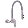 Arttec Umývadlová batéria s flexibilným ramenom a sprchou COLORADO, Farba: chróm/sivá, Rozmer: 150 mm CO102.5/12