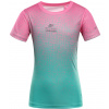 Alpine Pro Rifo Detské rýchloschnúce tričko KTSE514 neon pink 92-98
