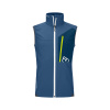Ortovox pánska vesta Berrino Vest M | farba: Mountain blue, veľkosť: M