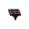 SPODNÁ BIELIZEŇ DIESEL UFST-STARS-3-PACK STRING BLACK