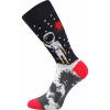 DEPATE farebné veselé ponožky Lonka - VESMÍR - 1 pár (Lonka ponožky DEPATE Sólo)