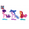 Teddies Kôň/Jednorožec My Little Pony figúrka česací plast s hrebeňom 3 farby na karte 12,5x13cm