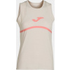 Joma Dámske tréningové tielko AQUIANA T-SHIRT BEIGE-PINK SLEEVELESS Veľkosť: XS