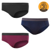 EGLOO Merino EGLOO DF MERINO 3 PACK dámske nohavičky, čierna/modrá/lila Veľkosť: XXL