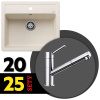 BLANCO SET 07-D 25 LEGRA 6 biela soft + KANO-S chróm