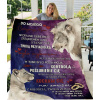 Prikrývka na posteľ - Deka Migunica mikrovlákno 200 x 150 cm odtiene fialovej, viacfarebná (Deka od manželky k manželovi - Bezhraničné city)