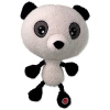 Dog Fantasy Big head panda plyšová pískací 30cm