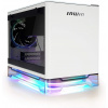 InWin case A1 Plus White, 650W PSU GOLD, Mini ITX, Tempered Glass, ARGB Fans, Qi 10W Charging panel