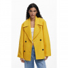 Dámský fashion kabát DESIGUAL SHORTCOLOR Žlutá velikost L