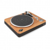 The House Of Marley Stir It Up Wireless Gramofon s řemínkovým náhonem Černá, Dřevo Manuální