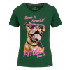 PitBull West Coast dámske tričko Sunglasses green Farba: zelená, Veľkosti dámske: L