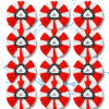 12 x VLOŽKY DO ROTAČNÉHO MOPU MOP NÁHRADA VILEDA TURBO MEGA ABSORPČNÁ VLOŽKA