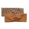 BABY NELLYS Detské čelenky Gepard, sada 2 kusov - hnedá, gepard, 92/98 Baby Nellys 8596309263748