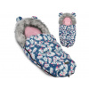 Ricokids Fusak do kočíka Elmi Ricokids - modrý s plameniakmi 720012