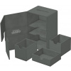 Ultimate Guard Twin Flip`n`Tray 160+ XenoSkin Monocolor Grey KH52617