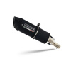 GPR Koncovka výfuku Slip-on GPR FURORE NERO H.222.1.FUNE Matte Black including removable db killer and link pipe