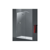 Hopa LAGOS walk-in pevná stena 150x195 cm, Univerzálna, rám leštený Al, sklo číre,1x vzper BCLAGO15CC