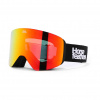 Unisex snowboardové okuliare Colt black/mirror červená Horsefeathers|U