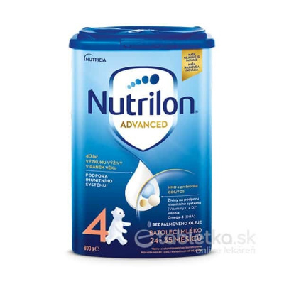 Nutrilon Advanced 4 batoľacia mliečna výživa v prášku (24-35 mesiacov) 1x800 g