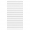 vidaXL Zebra roleta biela 125x230 cm šírka látky 120,9cm polyester 4014812