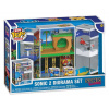 Funko Sonic 2 Bitty POP! Boxes Vinyl Figurka Diorama Set