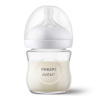 Avent Philips fľaša Natural Response sklenená transparentní 120 ml