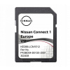 Mapa pre navigáciu Europa Nissan CONNECT 1 pamäťová karta SD