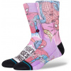 ponožky STANCE SPIDEY SENSES CREW SOCKS Magenta 43-46