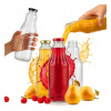 5x Butelka FRUIT na sok soczek 1000ml + VIEČKO