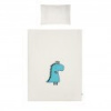 5-dielne posteľné obliečky Belisima Dino 3D 100/135 smotanovo-tyrkysové Tyrkysová