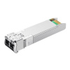 TP-LINK Omada 25GBase-SR SFP28 LC Transceiver SPEC: Dual Rate 25.78 Gbps and 10.31 Gbps, 850 nm MMF (Multimode fiber), Duplex LC SM6110-SR