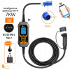 FEYREE Elektrická nabíjačka do auta s výkonom 7 kW typ 2 32A 1 fáza LCD WIFI