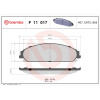 BREMBO Sada brzdových platničiek kotúčovej brzdy BREMBO P 11 017