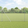 zahrada-XL Plot s stĺpmi Strieborná 1.6 x 10 m Ocel potiahnutá PVC 3353356