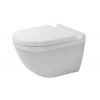 Duravit Starck 3 - Závesné WC, WC doska SoftClose, Rimless, alpská biela 45270900A1