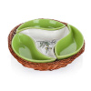 Banquet Misa v košíku olives 23cm 4 diely 601556 BO